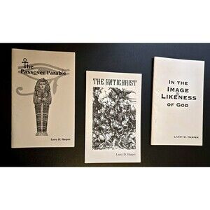3 Larry D. Harper PB Books Christianity Passover * AntiChrist * Image Likeness